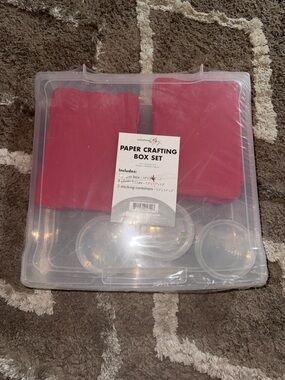 Everything Mary Paper Crafting Box Set - Clear and Hot Pink
